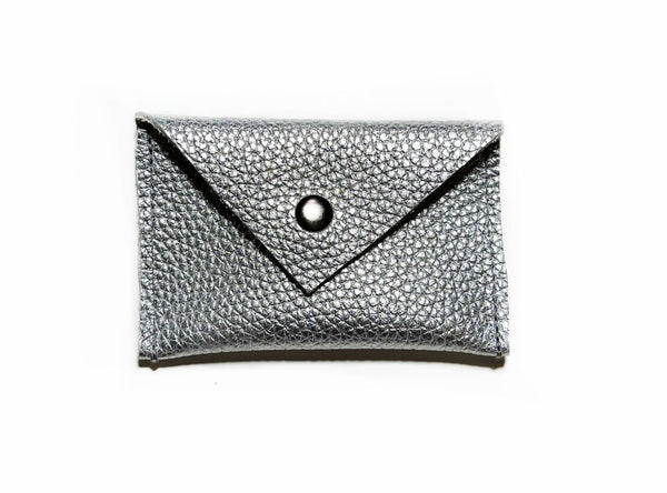 Card Holder- Metallic Silver